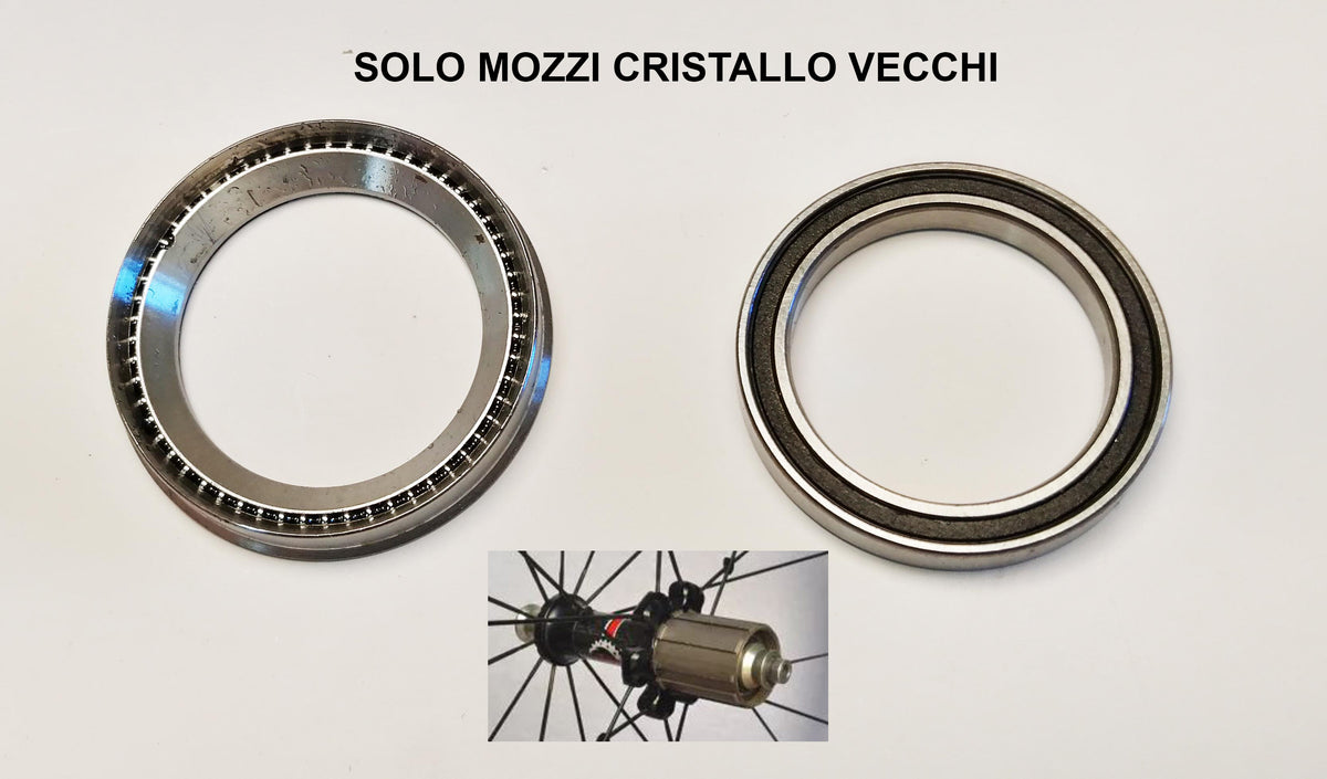 coppia cuscinetti ruota libera cristallo